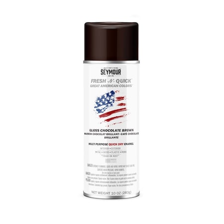 Seymour Fresh-N-Quick - Enamel, Gloss Chocolate Brown (10oz)