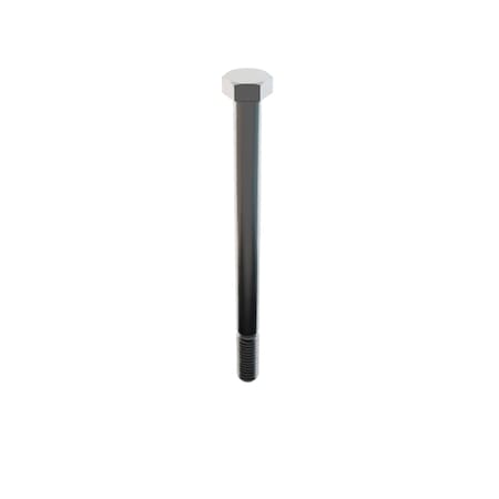 18-8, 3/8"-16 Hex Head Cap Screw, Plain Stainless Steel, 5 in L, 10 PK