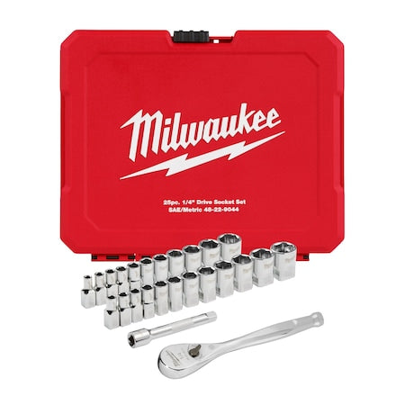 Twenty Five pc Ratchet and Socket Set