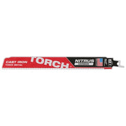 9" 7TPI TORCH with NITRUS Carbide for Cast Iron SAWZALL Blade 5PK