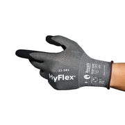 Knit Gloves, Cut Level A6 ,Nitrile ,Sandy ,XS 1 PR