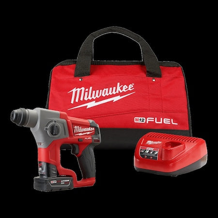 M12 FUEL,5/8 SDS,Rotary Hammer W/1BAT KT