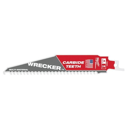 6 in x 6 TPI Reciprocating Saw Blade, 3 PK