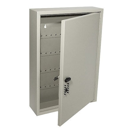 Key Control Cabinet, Steel, Beige, 60 Key Capacity