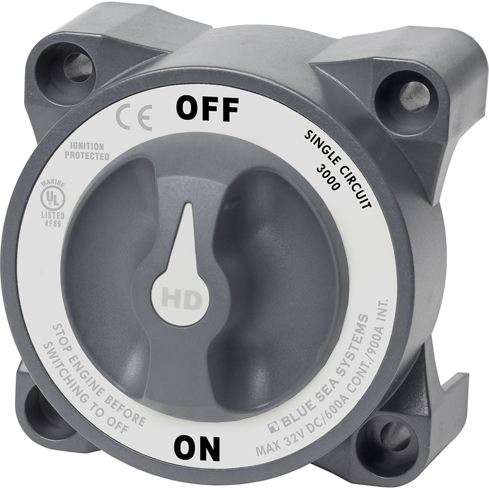 3000 HD-Series Battery Switch Single Circuit ON/OFF