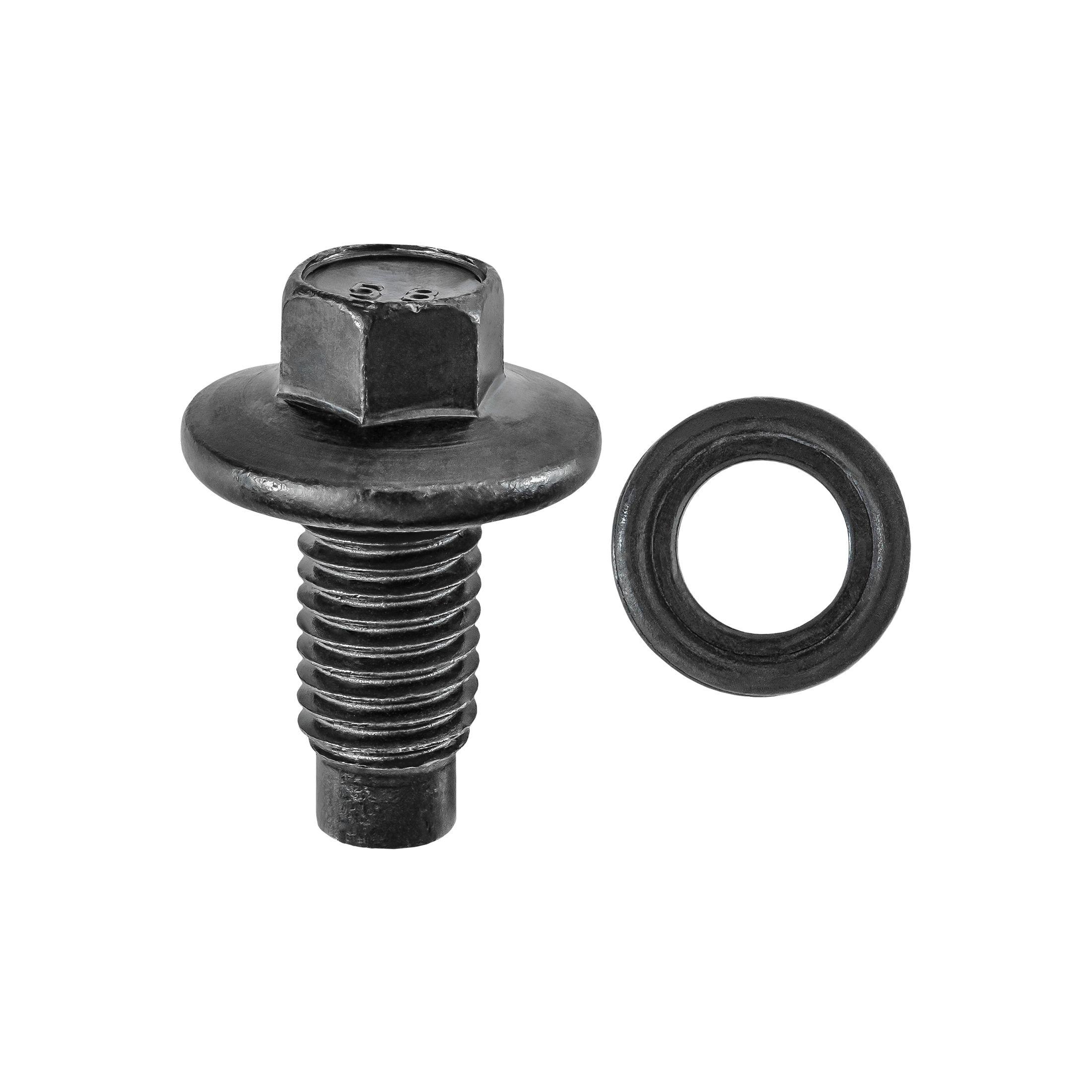Ford Oil Drain Plug with Gasket M12-1.75 13mm Hex