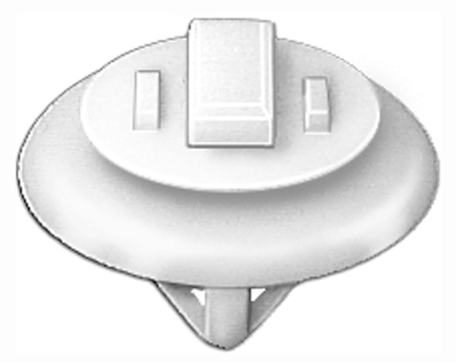 Ford Moulding Clip 3/4" Head Diameter 15/32" Stem Length