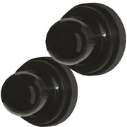 4137 Push Button Reset Only Circuit Breaker Boot - Black