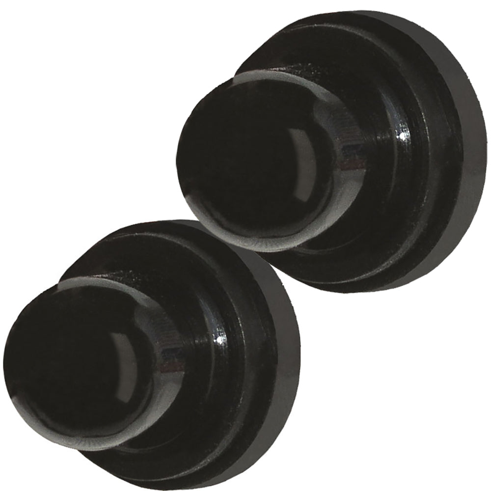 4137 Push Button Reset Only Circuit Breaker Boot - Black