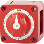 6007 m-Series (Mini) Battery Switch Selector Four Position Red