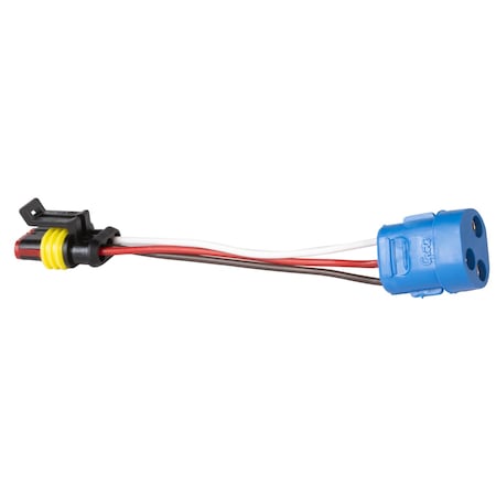 3-Wire Connector,Fem Pin to Hard Shell