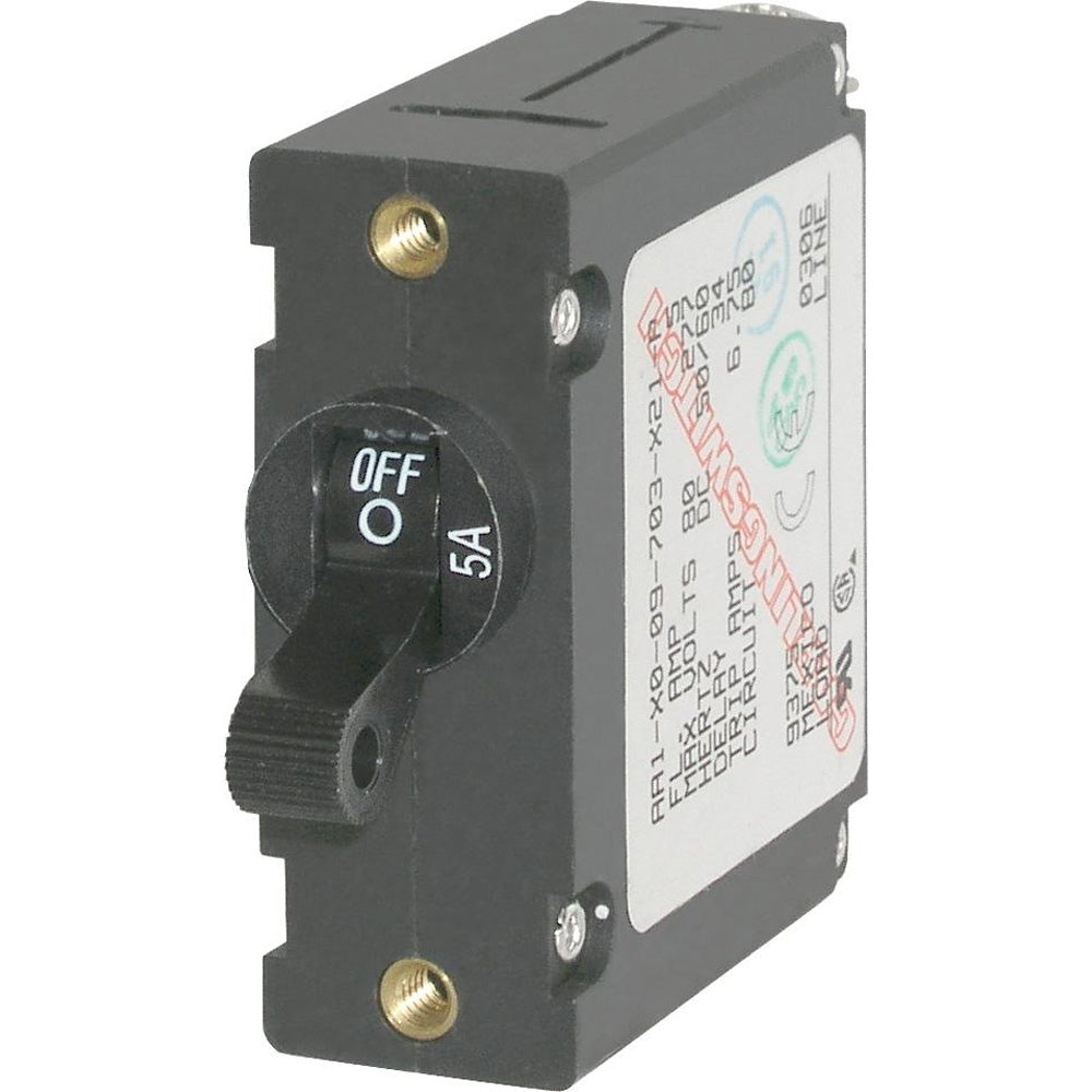 7200 AC / DC Single Pole Magnetic World Circuit Breaker - 5 Amp