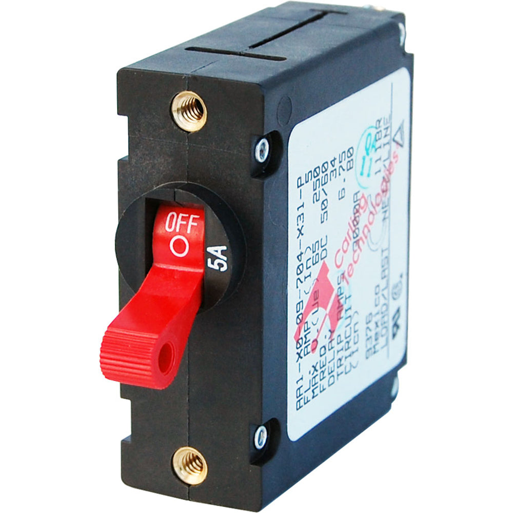 7201 AC/DC Single Pole Magnetic World Circuit Breaker - 5 AMP