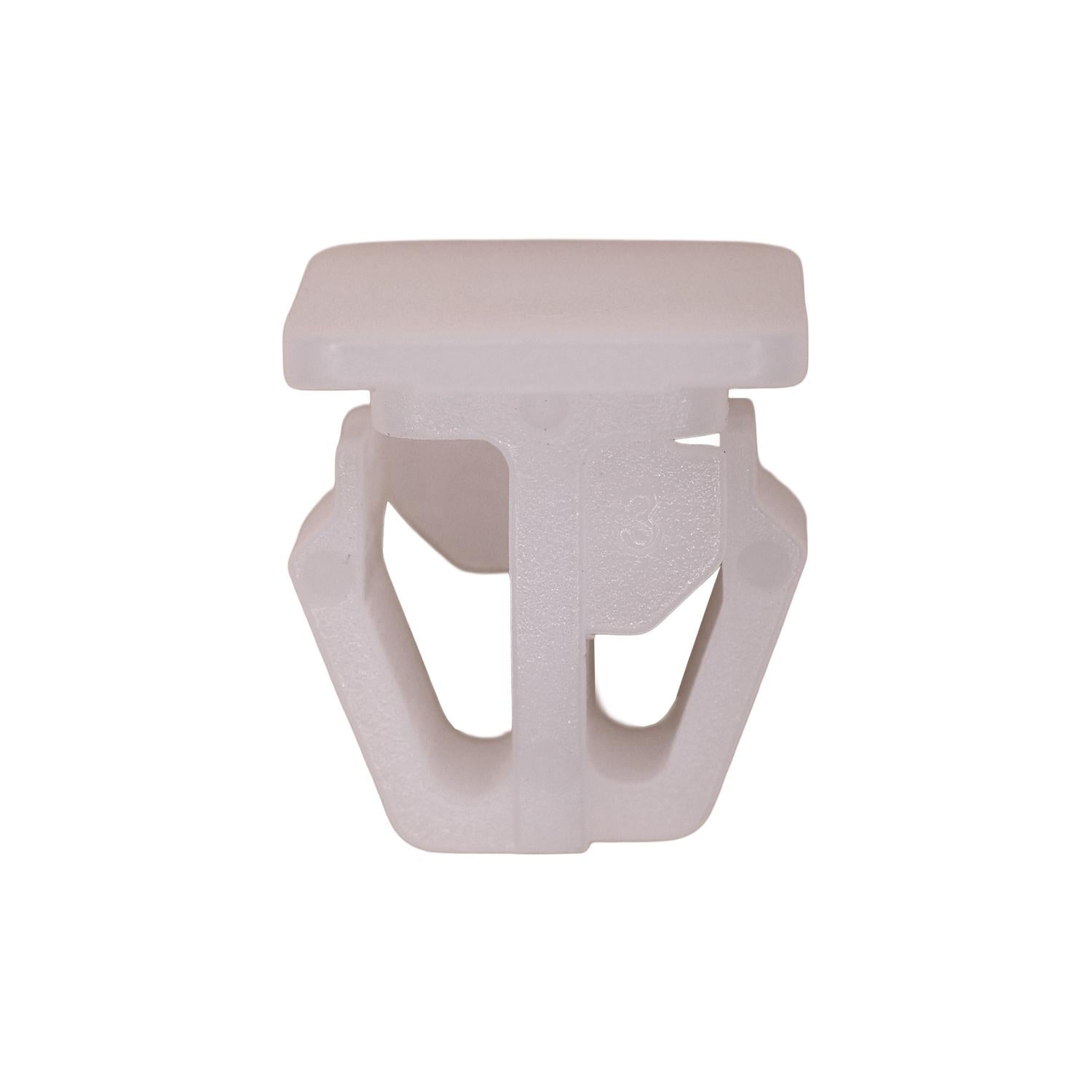 Moulding Clip White Nylon - Honda