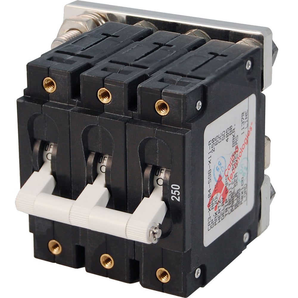 7270 250A C-Series Triple Pole Toggle DC Circuit Breaker