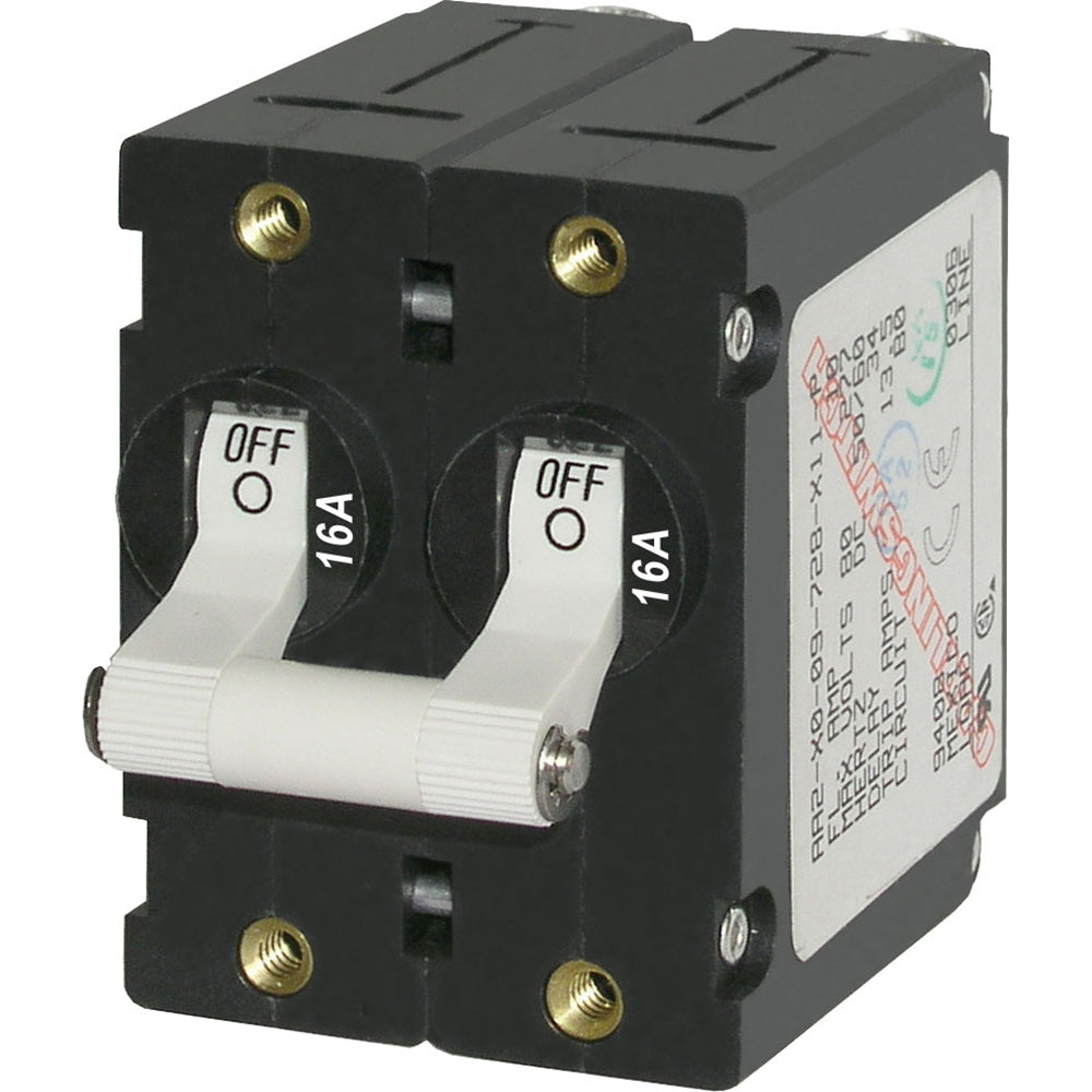 7294 A-Series Double Pole Toggle - 16A - White