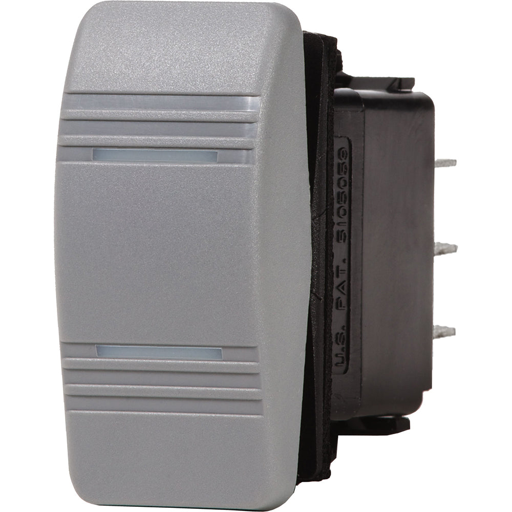8220 Water Resistant Contura III Switch - ON-OFF-ON - Grey