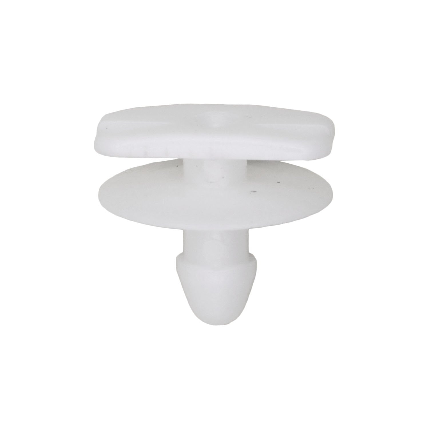 Nissan Moulding Clip - White Nylon