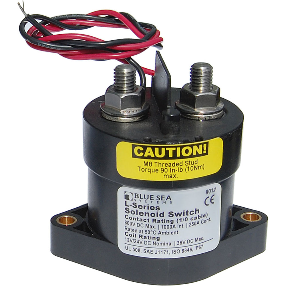 9012 L Solenoid Switch - 12-24VDC - 250A