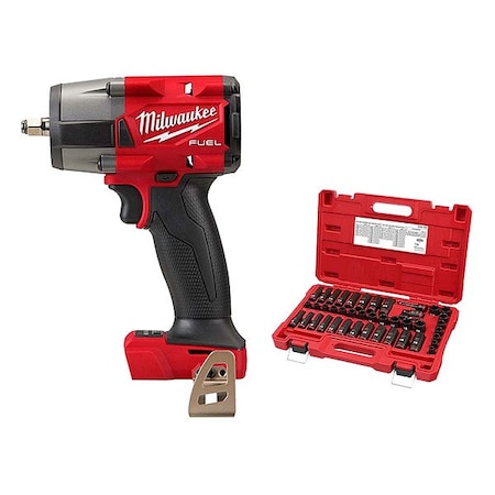 Impact Wrench Kit, 18 V DC, Square