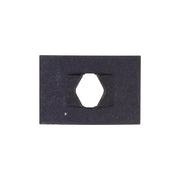 Flat Nut 5/32" Stud Size 3/8" x 9/16