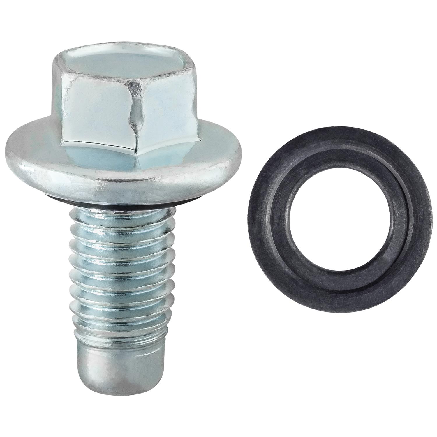 Oil Drain Plug with Rubber Gasket M12-1.75 - GM