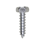 14 x 3/4" Indented Hex Head Tapping Screw 7/16" Hex Zinc