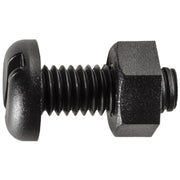 Black Nylon License Plate Screw And Nut