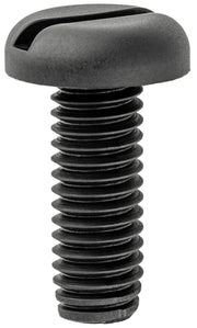 Black Nylon License Plate Screw M6-1.0 x 16mm