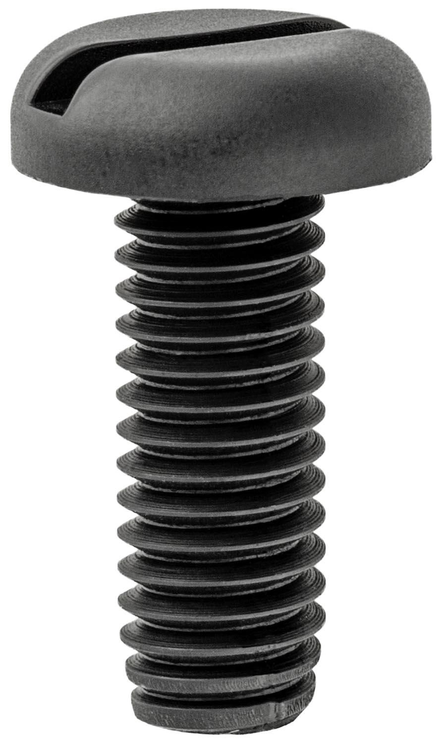 Black Nylon License Plate Screw M6-1.0 x 16mm