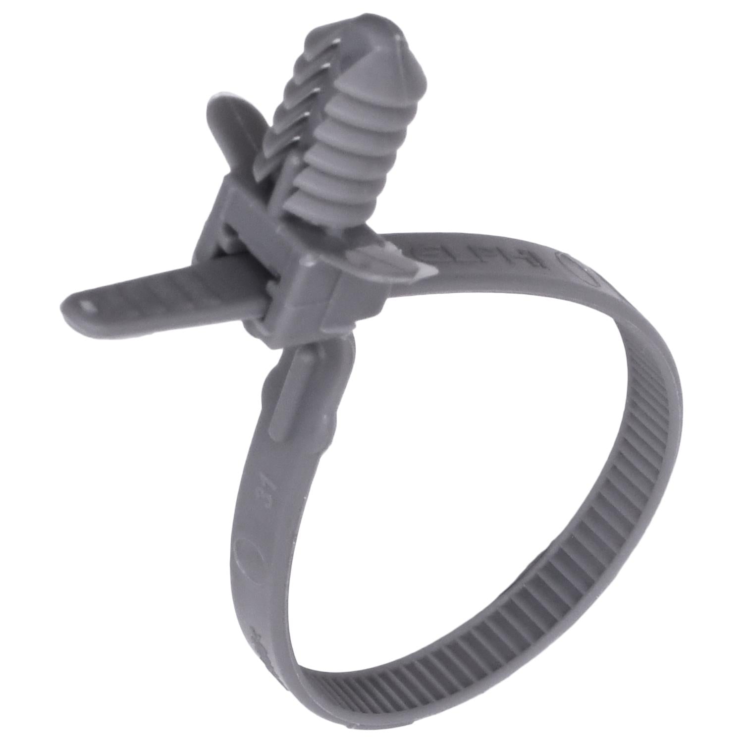 GM Cable Tie Gray Nylon. 6 Inches. Fits 1/4 Inch Hole