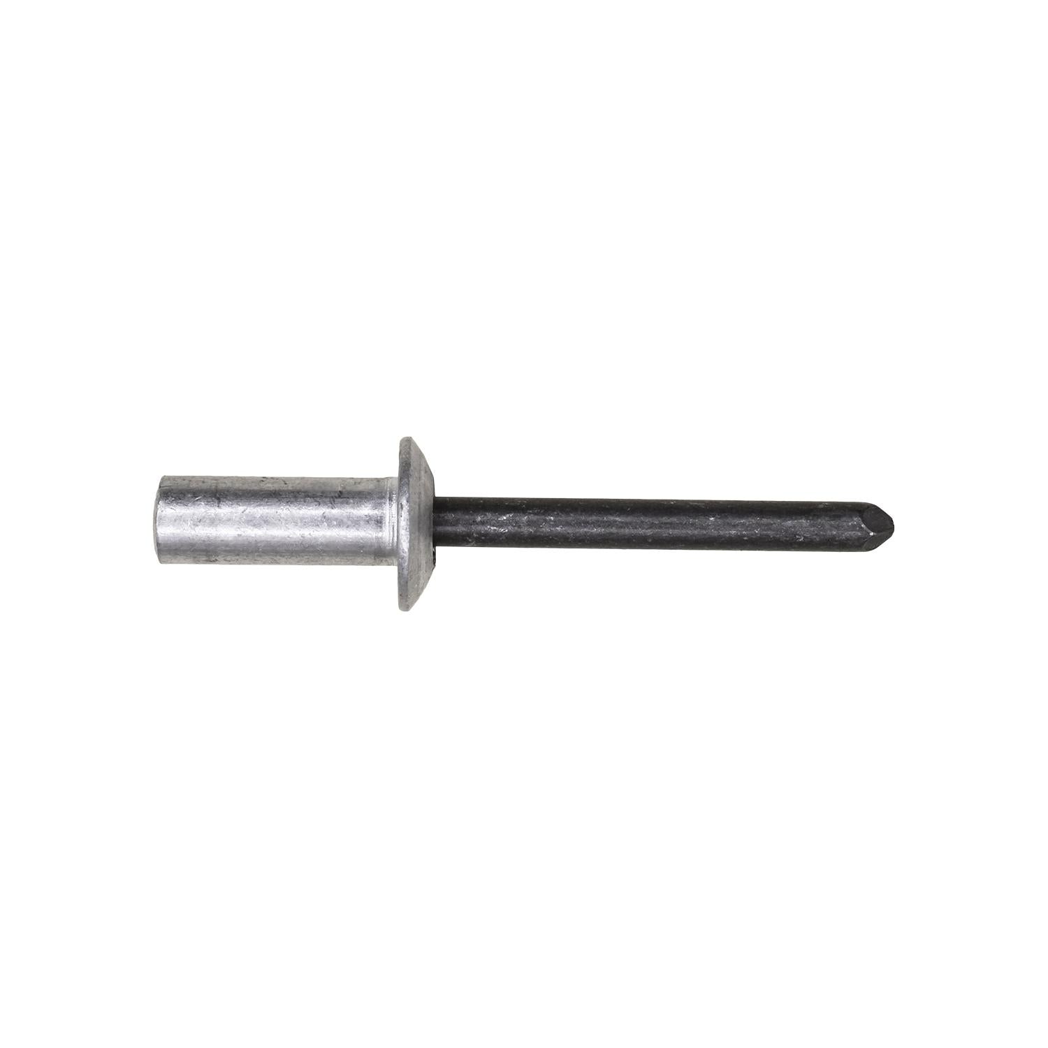 Closed End Rivet 1/4" Diameter , 1/2" Flange, 1/4" x 3/8" Grip