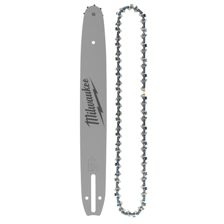 Chainsaw Bar and Chain,5/32 in File Sz
