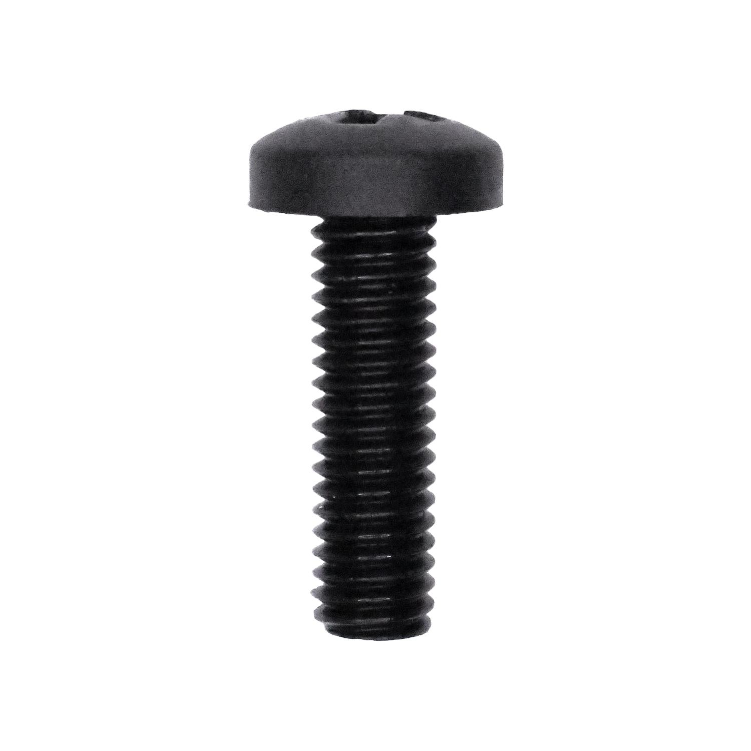 License Plate Screws, Black Nylon