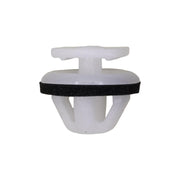 Moulding Clip with Sealer, White Nylon