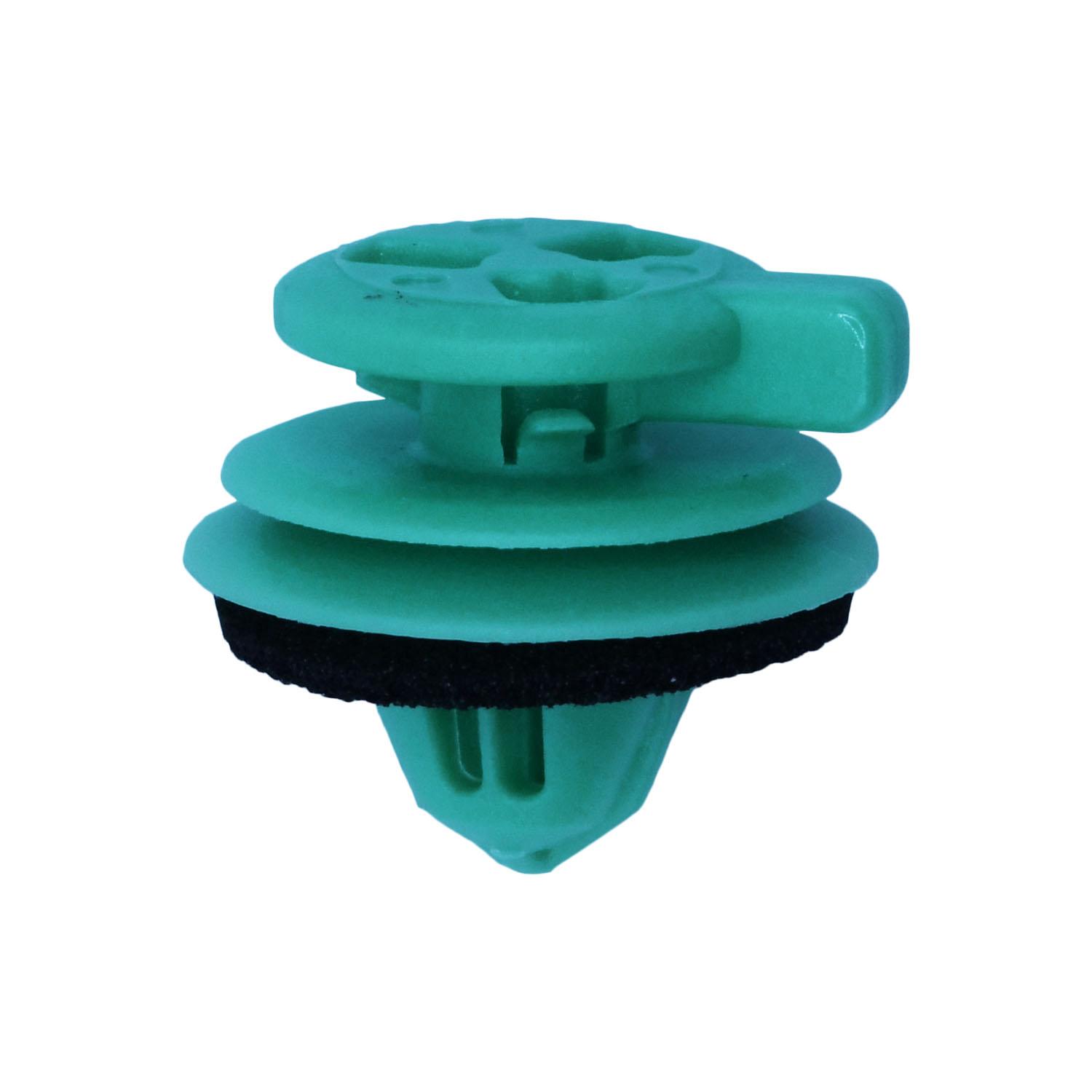Trim Retainer with Sealer, Green Nylon