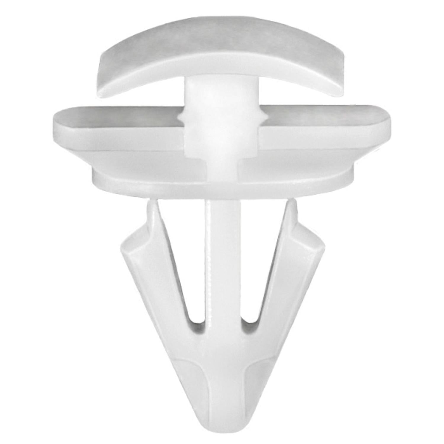 White Nylon Moulding Clip, VW/Audi