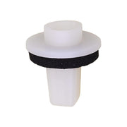 Nissan Bumper Grommet, White Nylon