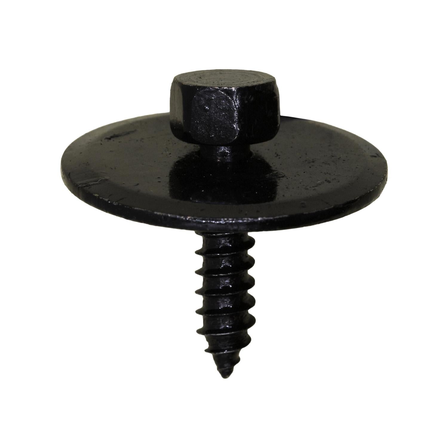Mercedes Sems Tapping Screw, Black E-Coat M4.8-1.61 x 20mm with 26mm Washer Head