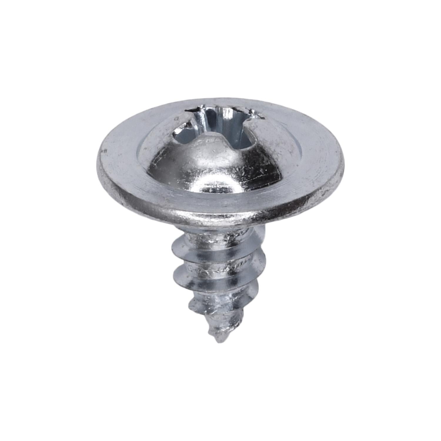 Phillips Round Washer Head Zinc 10 x 3/8" Tapping Screw
