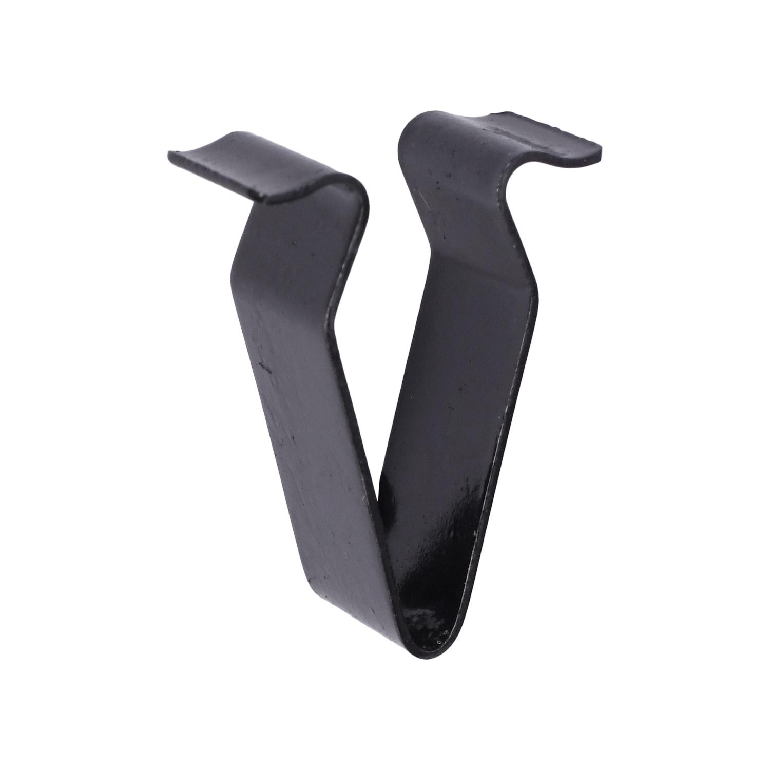 VW/Audi/Seat /Skoda Moulding Clip, Black Metal, 22mm Height