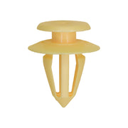 VW /Audi/Seat/Skoda Retainer, Yellow Nylon, Top Head 13mm, Bottom Head 17.5mm, 10mm Stem Diameter