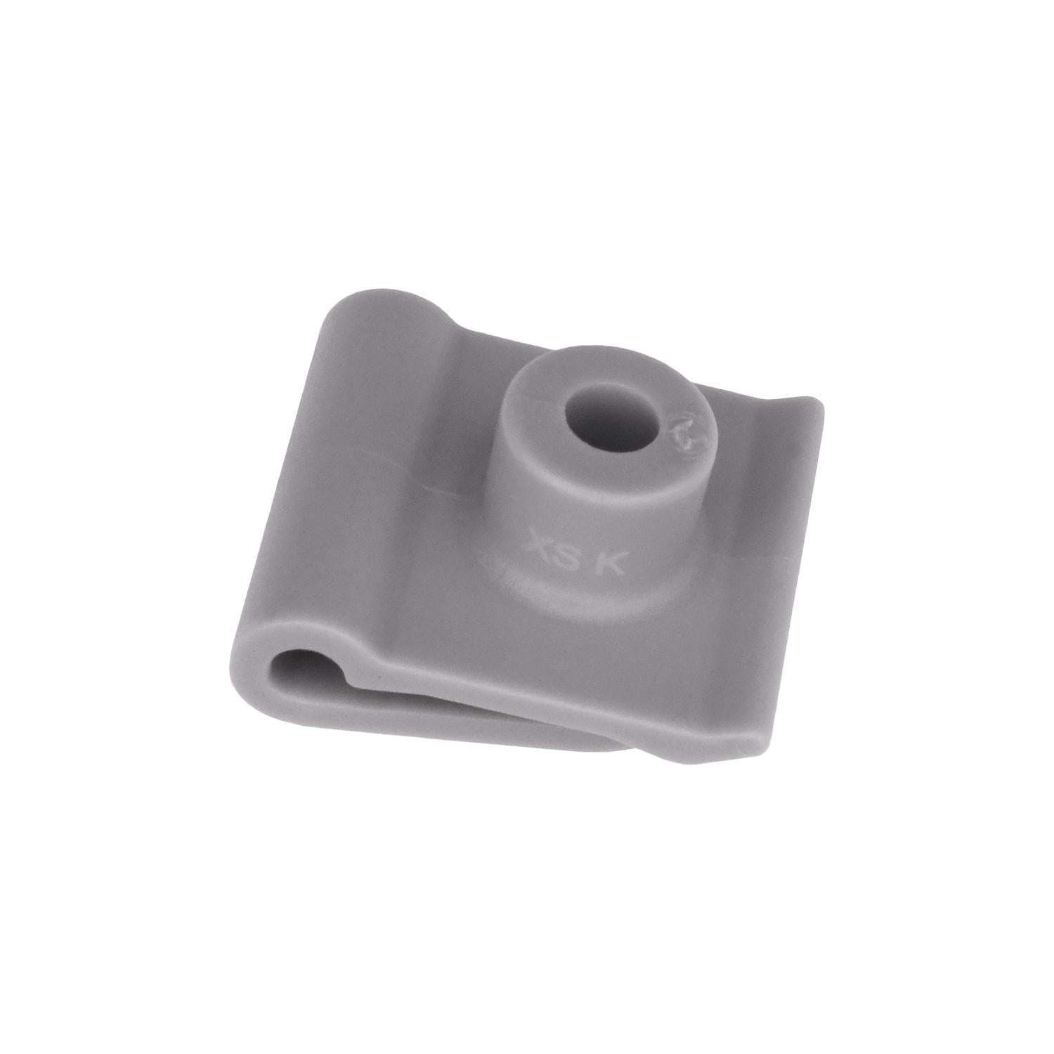 Mazda U-Nut, Gray Nylon, M4.8, Center To Edge 11mm, Up To 1mm Panel Range