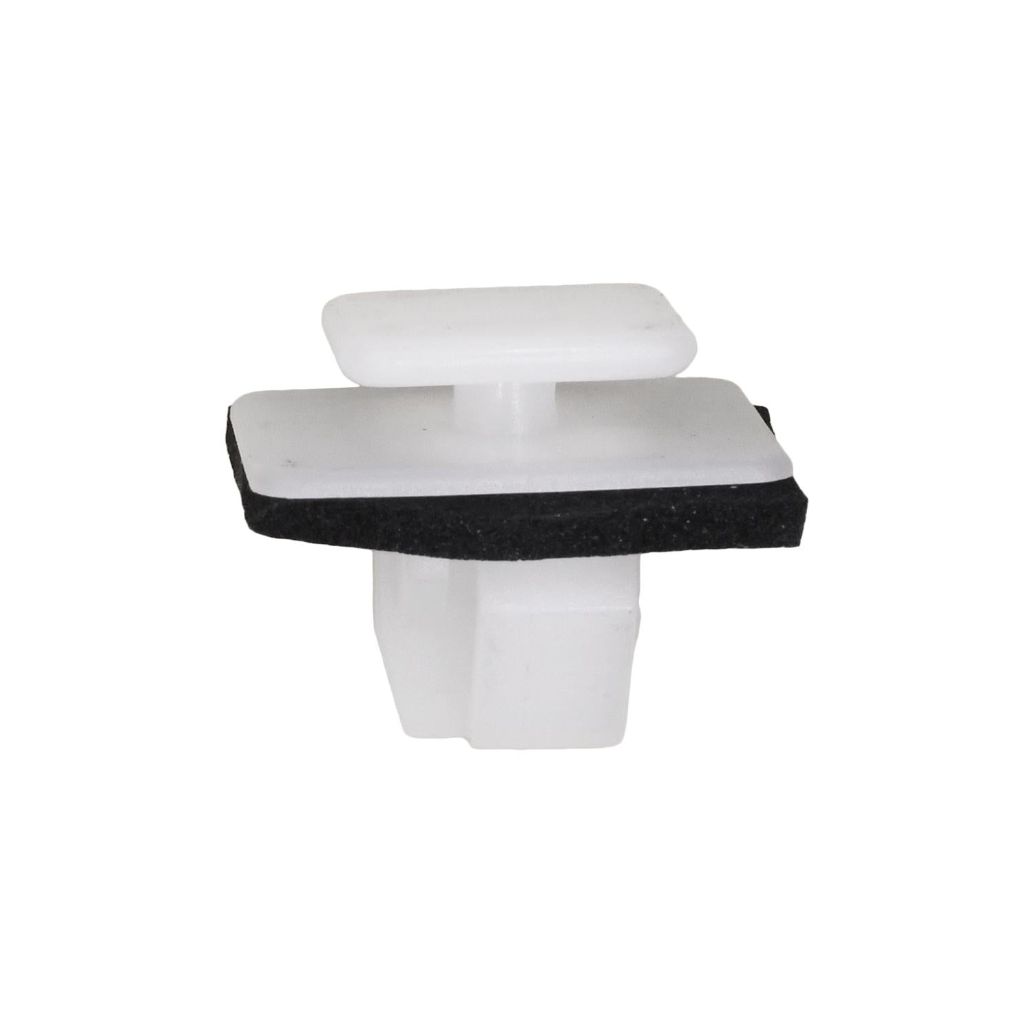 Hyundai/Kia Moulding Clip with Sealer, White Nylon