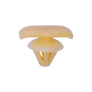 Weatherstrip Retainer; Head Size: 5mm x 13mm, Stem Diameter : 5.7mm, Stem Length: 5mm, Yellow Nylon