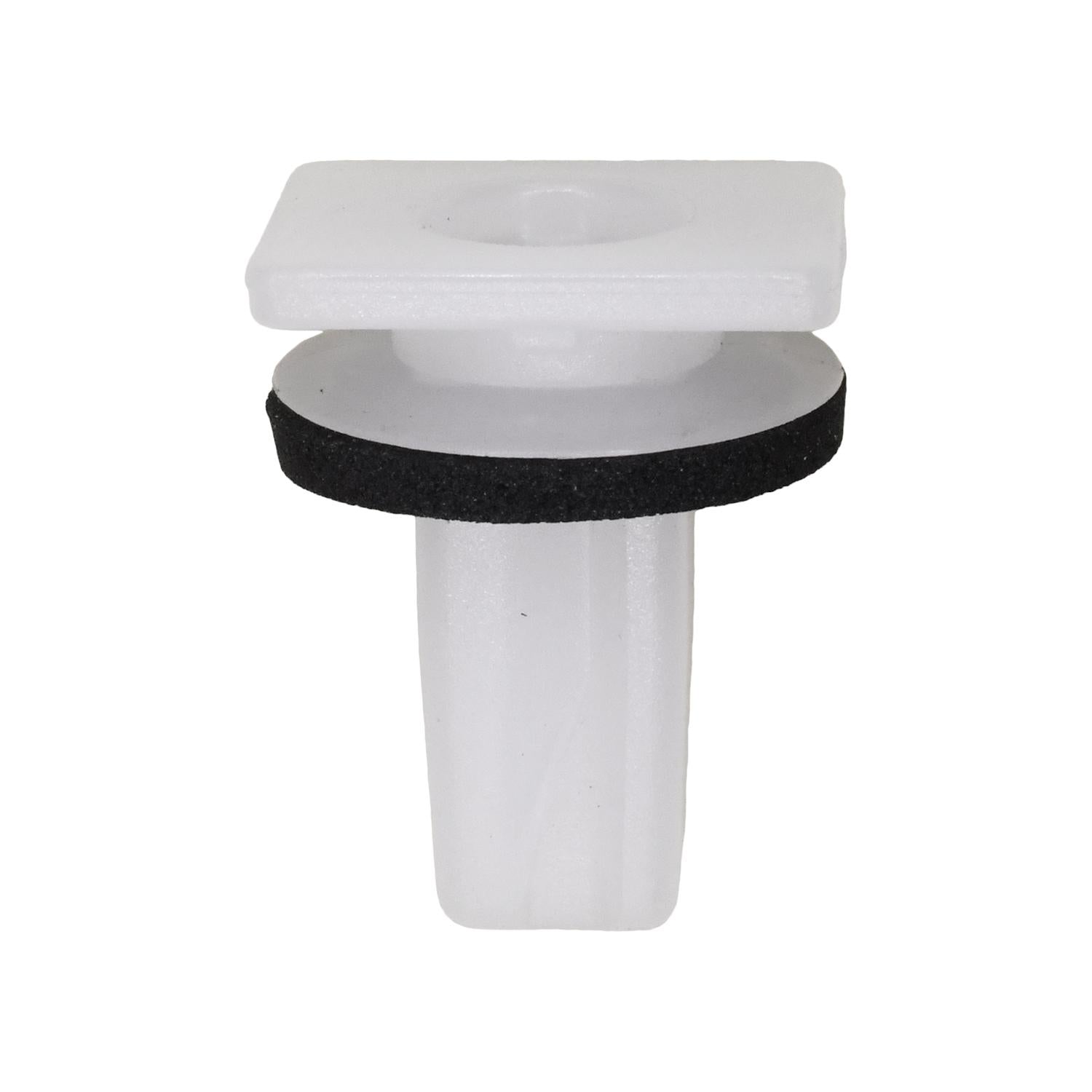 Hyundai Screw Grommet with Sealer, White Nylon