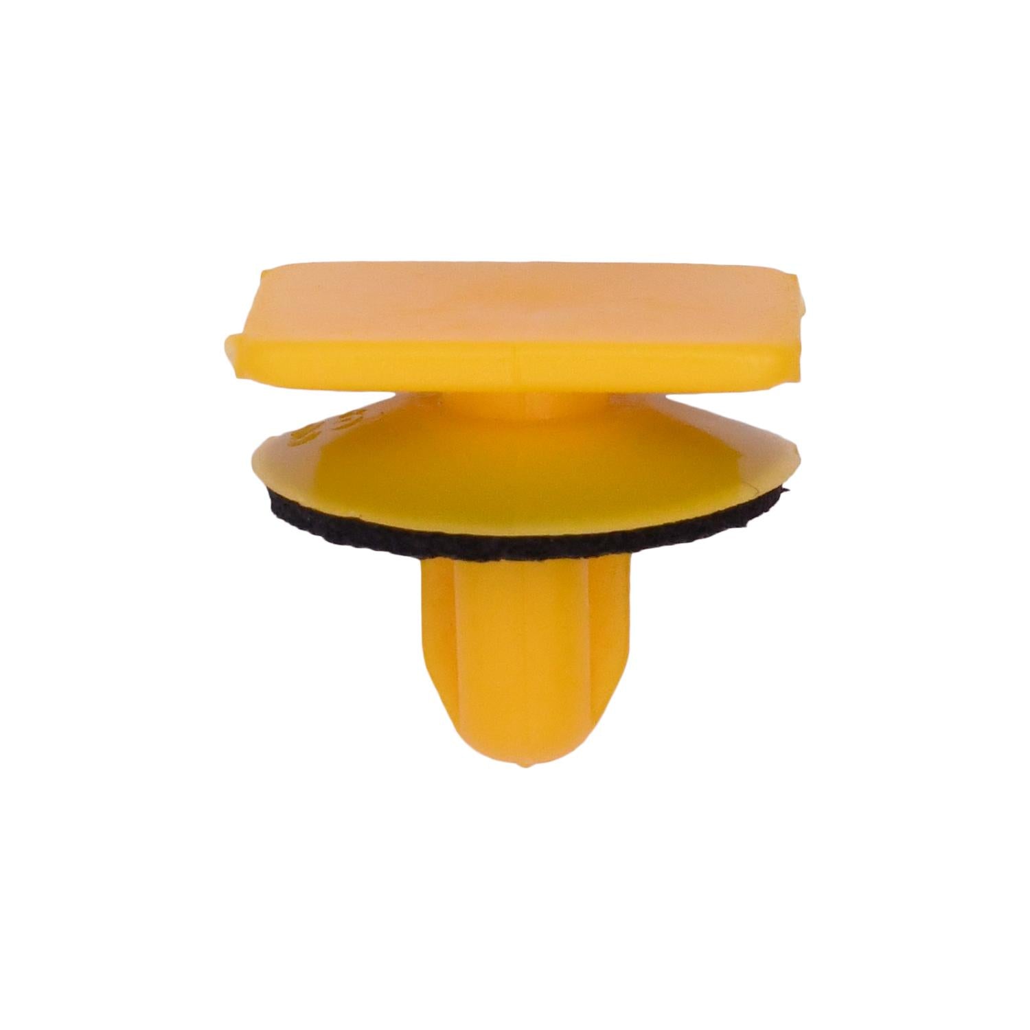 Hyundai Moulding Clip with Sealer, Yellow Nylon