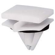 Ford Moulding Clip with Sealer, White Nylon