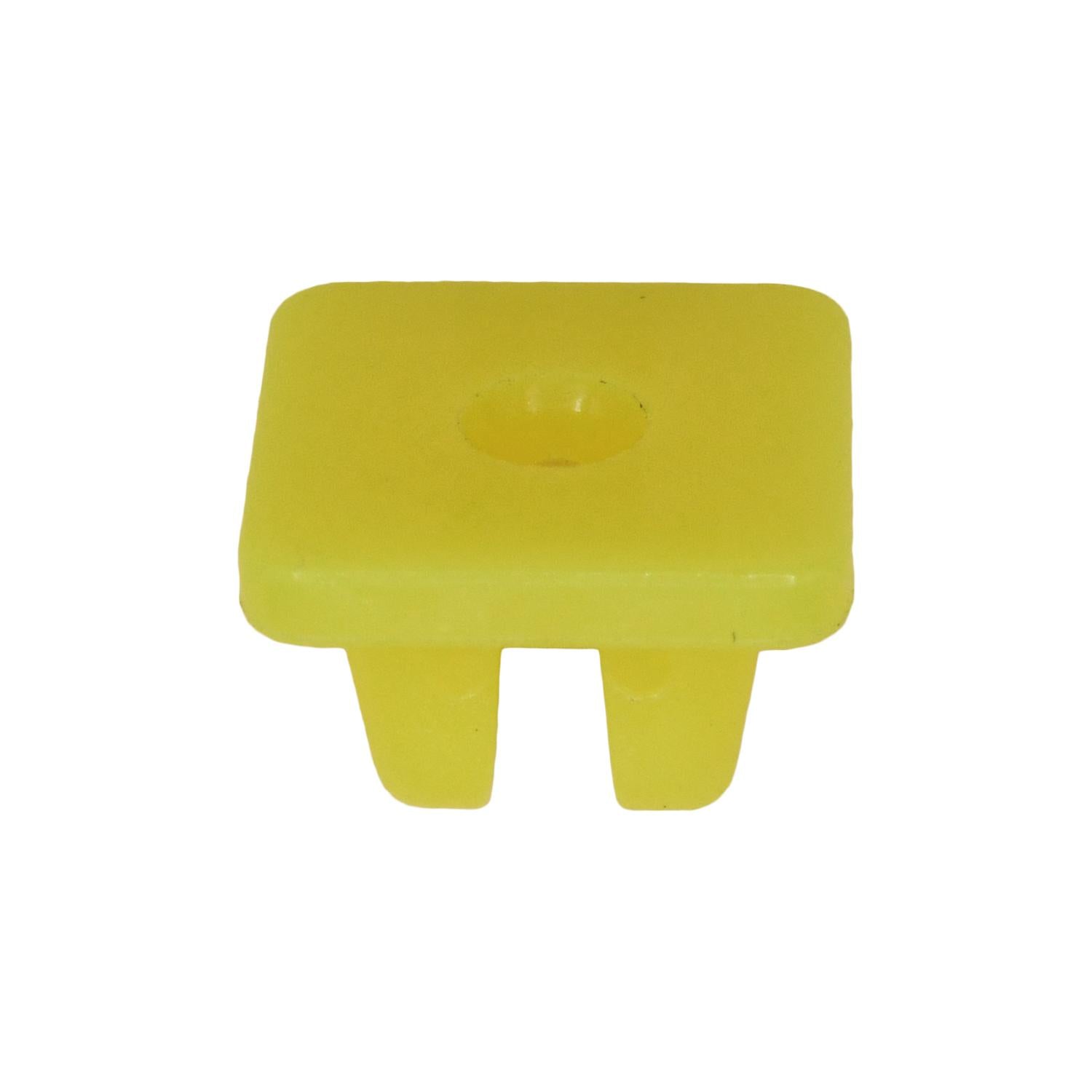 Subaru Nylon Nut, Yellow Nylon M4.8, 14mm Hex
