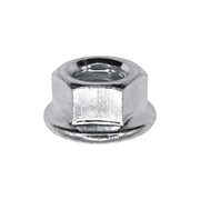 Metric Spin Lock Nut with Serrations, M10-1.5, 15mm Hex